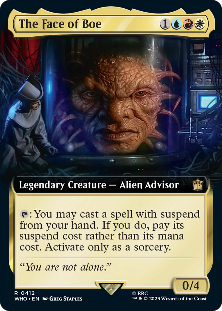 {R} The Face of Boe (Extended Art) [Doctor Who][WHO 412]