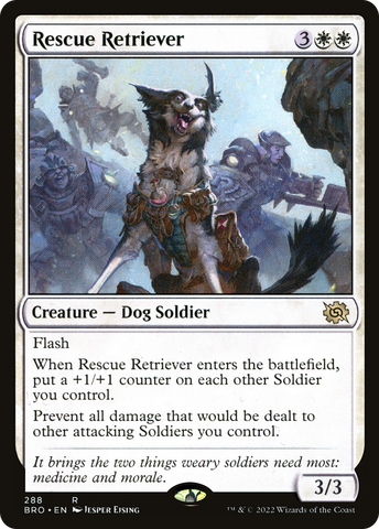 {R} Rescue Retriever [The Brothers' War][BRO 288]