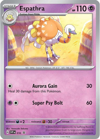 [PKM-R] Espathra (010) [Scarlet & Violet: Black Star Promos]