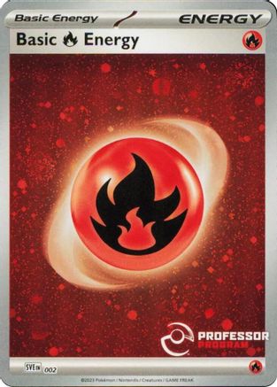 [PKM] Fire Energy (2023) (002) Holofoil [Professor Program Promos]