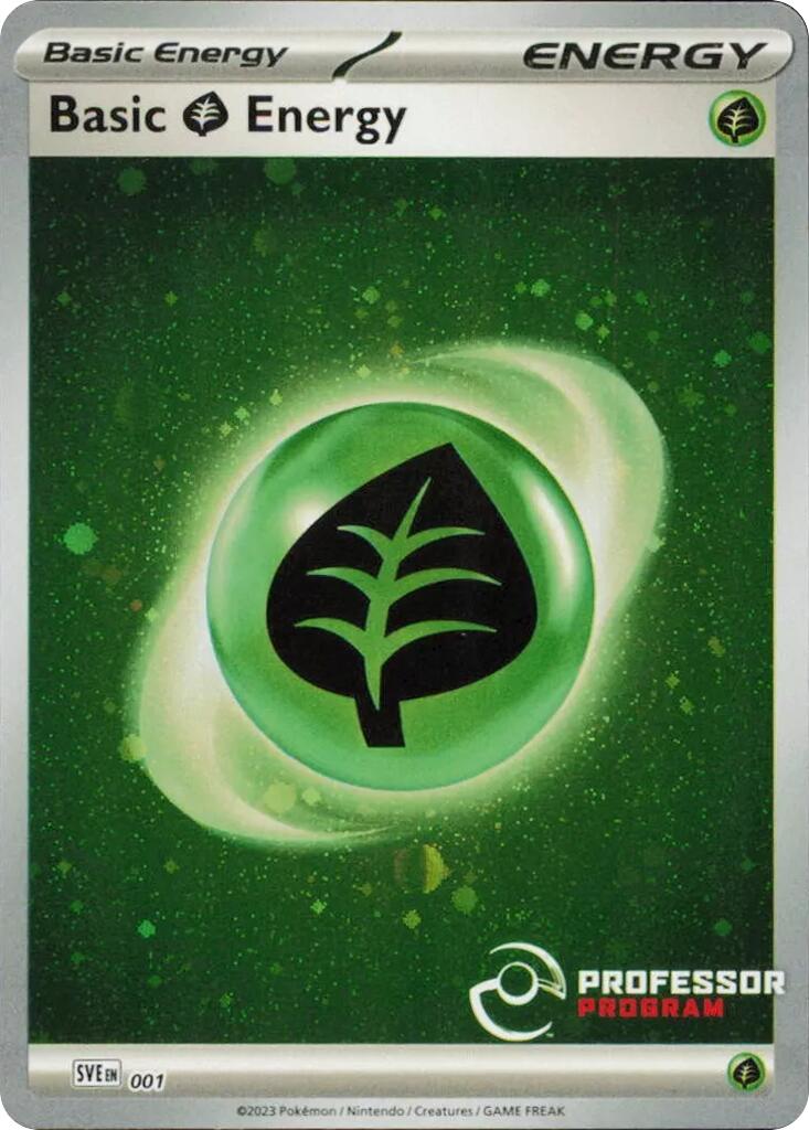 [PKM BE] Grass Energy (001) (2023) [Professor Program Promos]