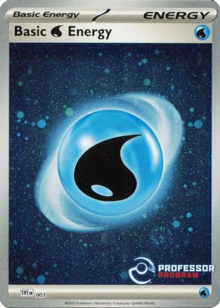 [PKM] Water Energy (2023) (003) Holofoil [Professor Program Promos]