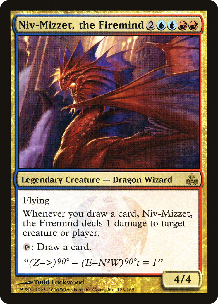 {R} Niv-Mizzet, the Firemind [Guildpact][GPT 123] - Misty Mountain Games