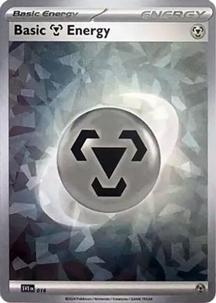 [PKM BE] Basic Metal Energy (016) (Cracked Ice Holo) [Scarlet & Violet: Stellar Crown]