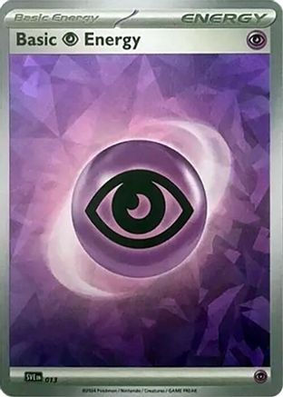 [PKM BE] Basic Psychic Energy (013) (Cracked Ice Holo) [Scarlet & Violet: Stellar Crown]