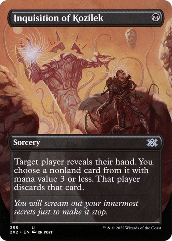{C} Inquisition of Kozilek (Borderless Alternate Art) [Double Masters 2022][2X2 355]