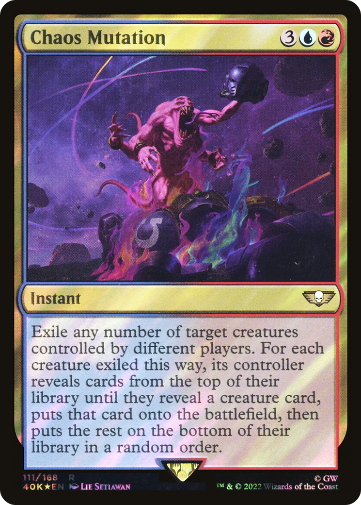 {R} Chaos Mutation (Surge Foil) [Universes Beyond: Warhammer 40,000][SF 40K 111]