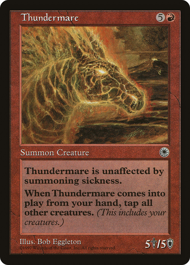 {R} Thundermare [Portal][POR 152] - Misty Mountain Games