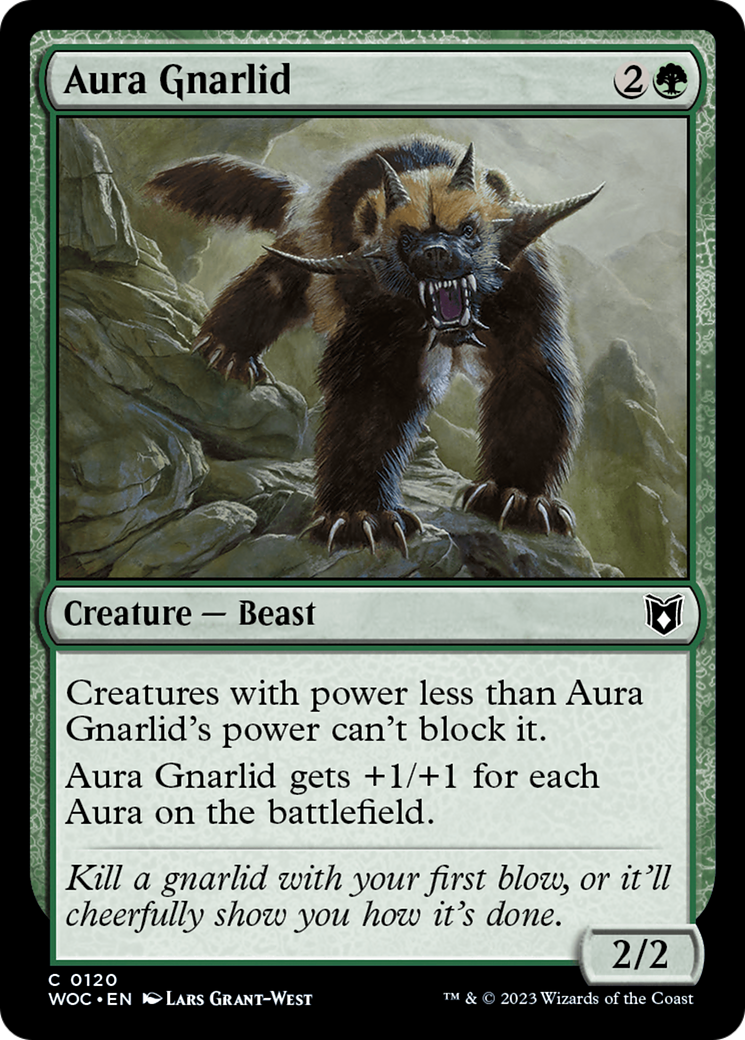 {C} Aura Gnarlid [Wilds of Eldraine Commander][WOC 120]
