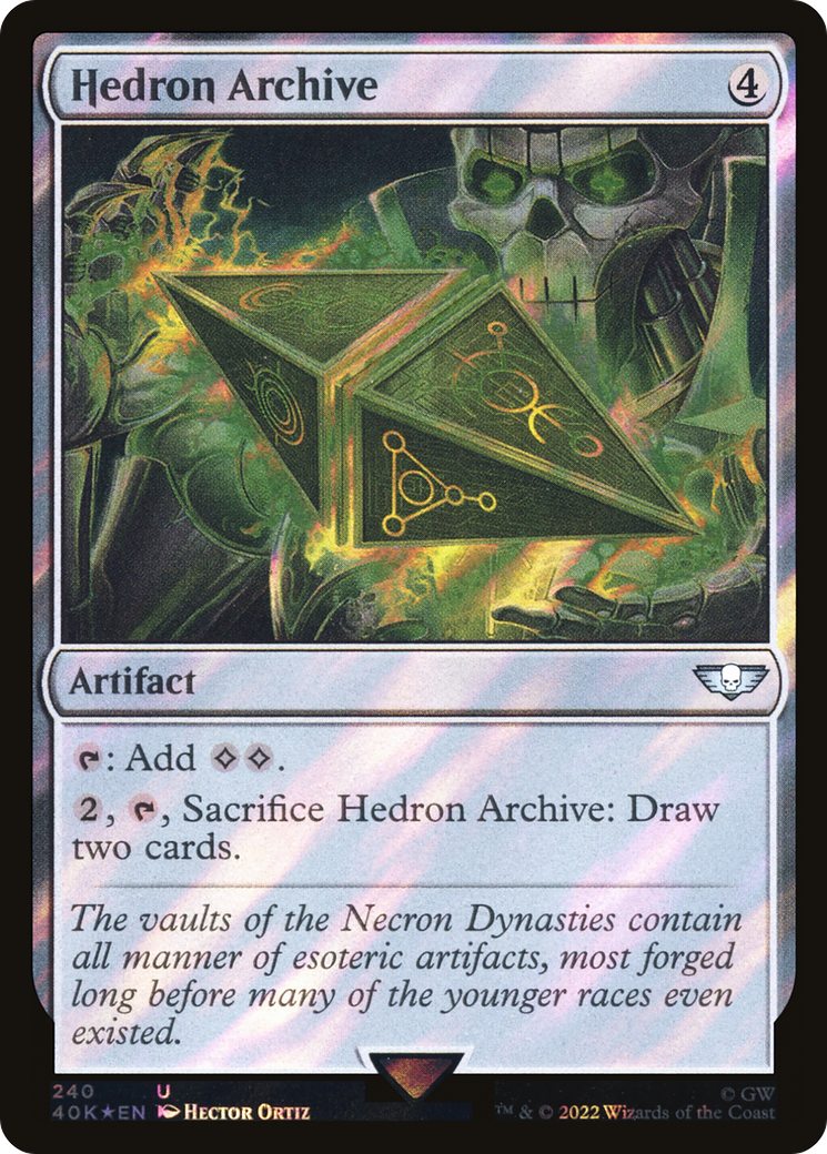 {C} Hedron Archive (Surge Foil) [Universes Beyond: Warhammer 40,000][SF 40K 240]