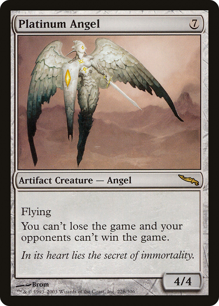 {R} Platinum Angel [Mirrodin][MRD 228] - Misty Mountain Games