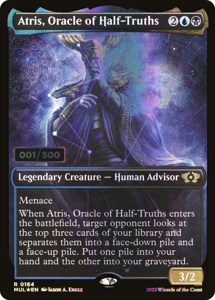 {R} Atris, Oracle of Half-Truths (Serialized) [Multiverse Legends][SR MUL 164]