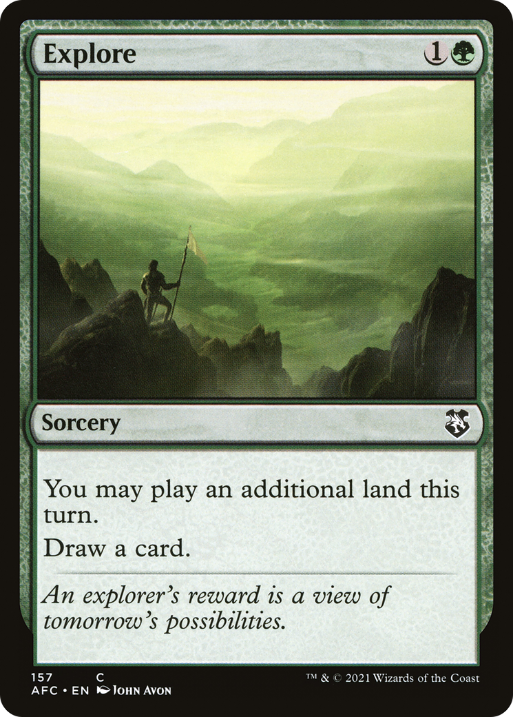 {C} Explore [Dungeons & Dragons: Adventures in the Forgotten Realms Commander][AFC 157]