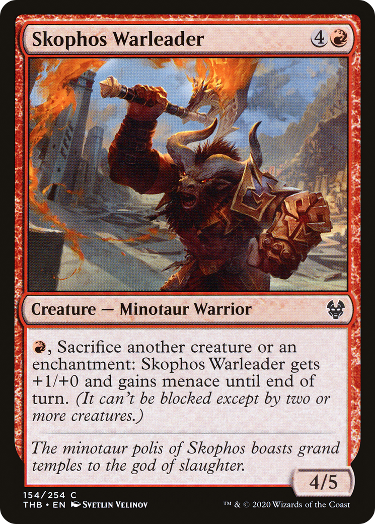 {C} Skophos Warleader [Theros Beyond Death][THB 154]