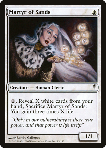 {C} Martyr of Sands [Coldsnap][CSP 015]