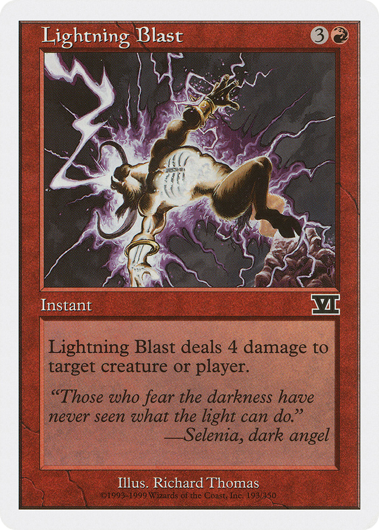 {C} Lightning Blast [Classic Sixth Edition][6ED 193]