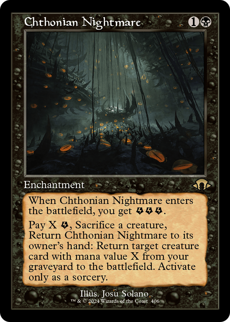 {R} Chthonian Nightmare (Retro) [Modern Horizons 3][MH3 406]