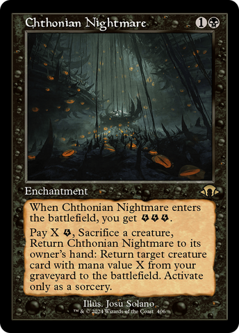 {R} Chthonian Nightmare (Retro) [Modern Horizons 3][MH3 406]