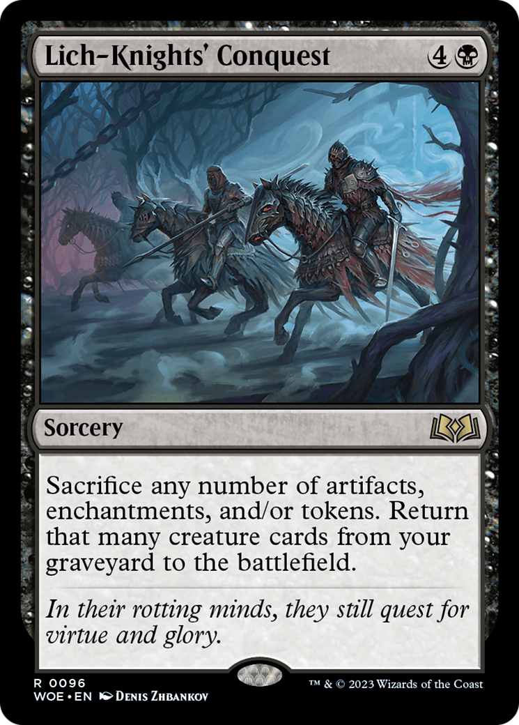 {@R} Lich-Knights' Conquest [Wilds of Eldraine][WOE 096]