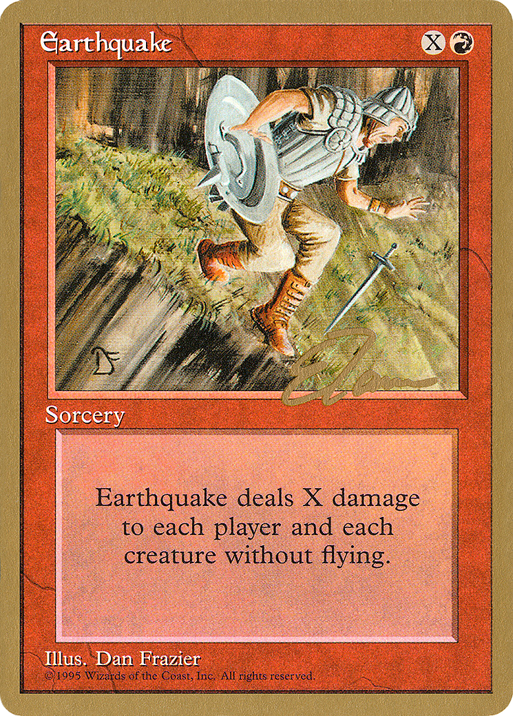 {R} Earthquake (Eric Tam) [Pro Tour Collector Set][GB PTC ET189]