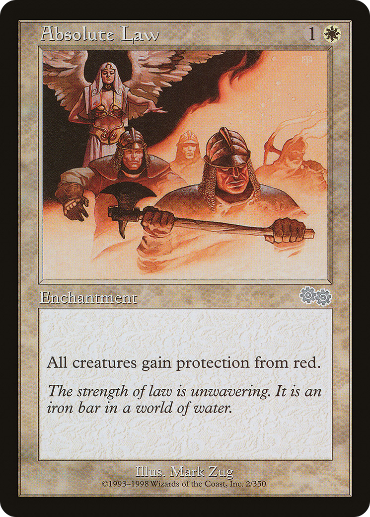 {C} Absolute Law [Urza's Saga][USG 002]