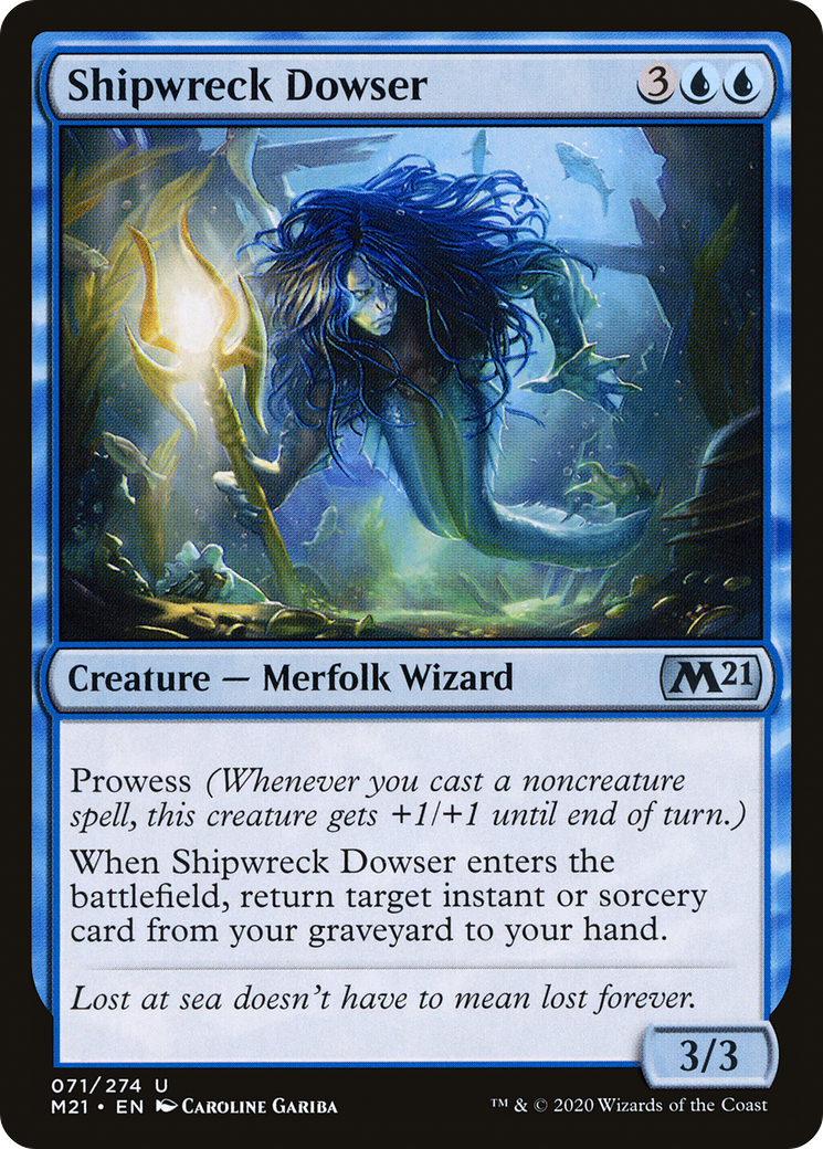 {C} Shipwreck Dowser [Core Set 2021][M21 071]