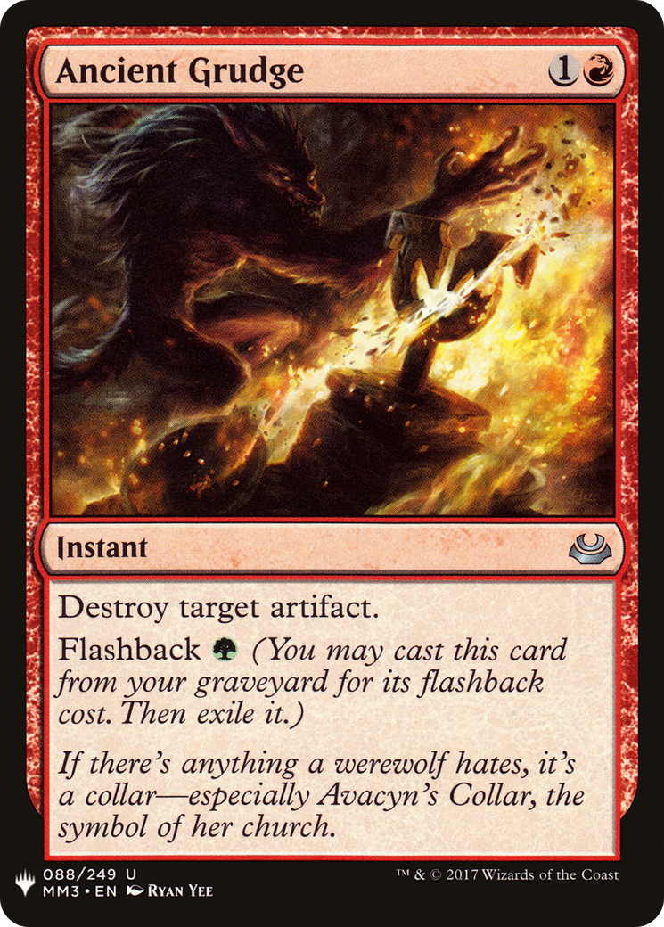 {C} Ancient Grudge [Mystery Booster][LS MM3 088]