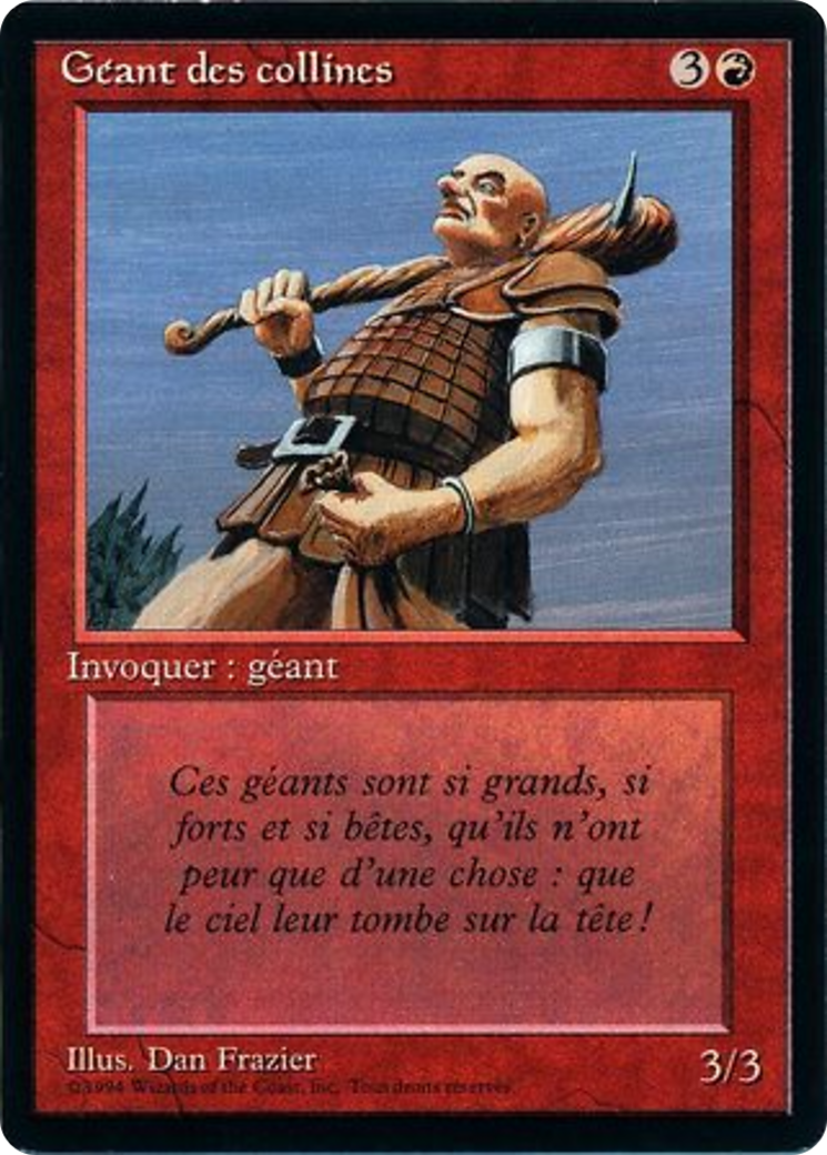 {F} Hill Giant [Foreign Black Border][FBB 3ED 158]