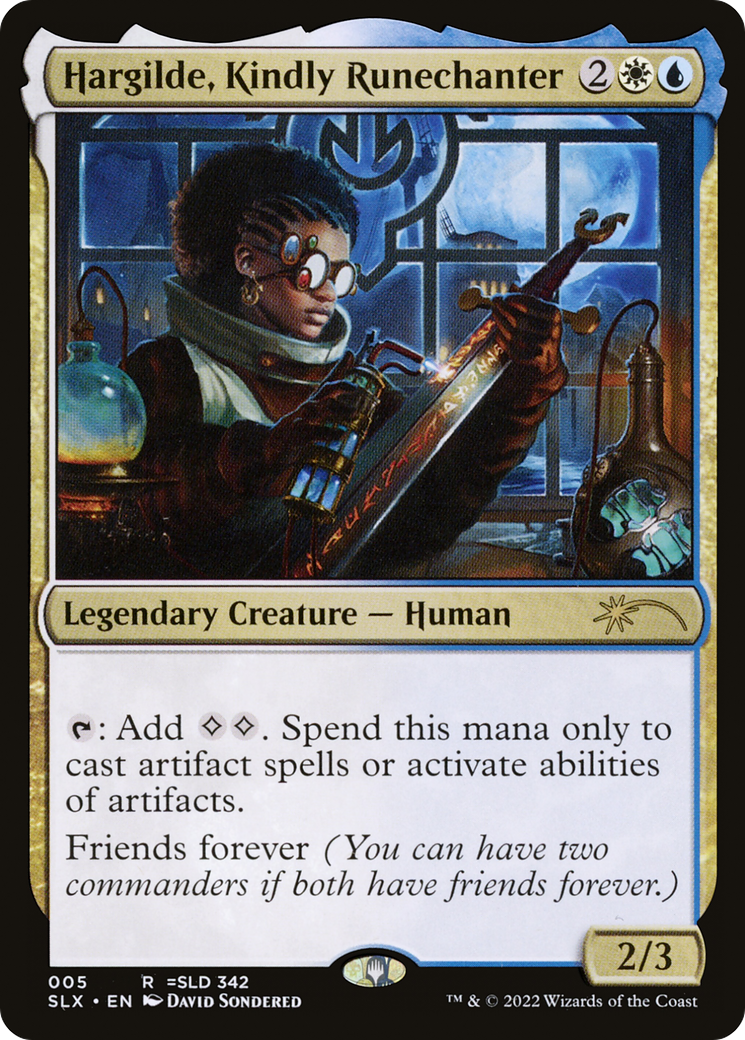 {R} Hargilde, Kindly Runechanter [Secret Lair: Universes Within][SLX 005]