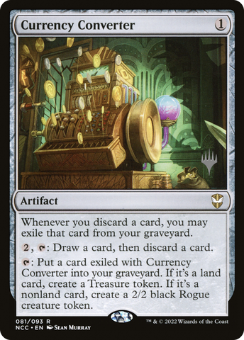 {R} Currency Converter (Promo Pack) [Streets of New Capenna Commander Promos][PP NCC 081]