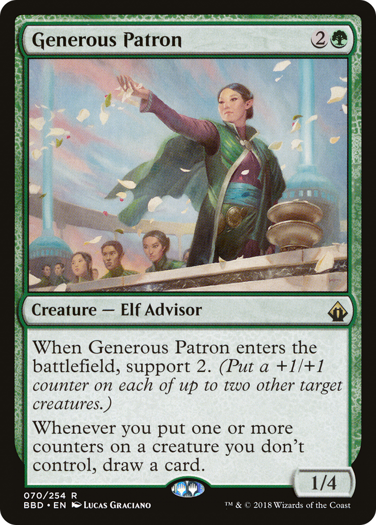 {R} Generous Patron [Battlebond][BBD 070]