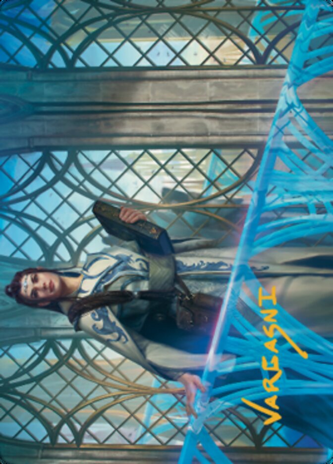 {A} Hurkyl, Master Wizard Art Card (Gold-Stamped Signature) [The Brothers' War Art Series][GS ABRO 010]
