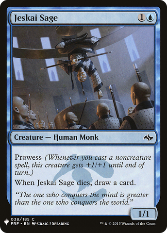 {C} Jeskai Sage [Mystery Booster][LS FRF 038]
