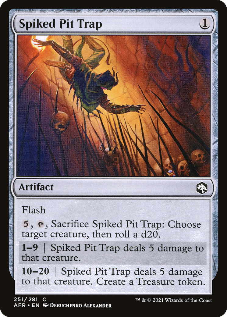 {C} Spiked Pit Trap [Dungeons & Dragons: Adventures in the Forgotten Realms][AFR 251]