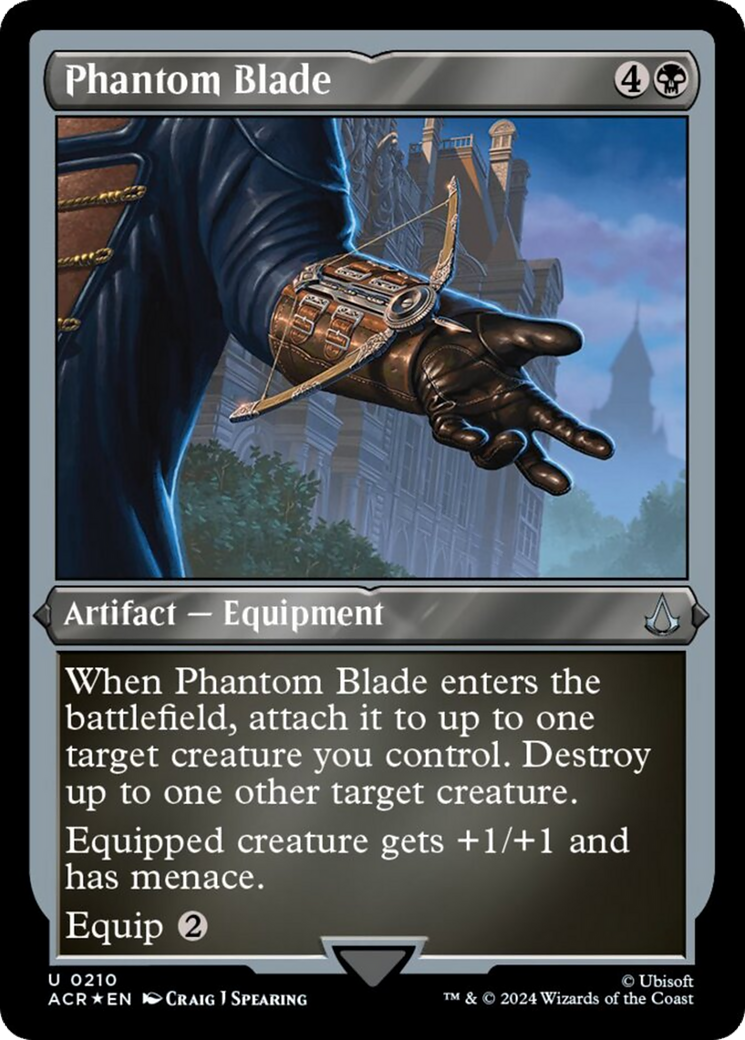 {C} Phantom Blade (Foil Etched) [Assassin's Creed][ACR 210]