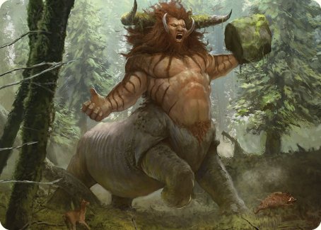 {A} Stonehoof Chieftain Art Card [Commander Masters Art Series][ACMM 026]