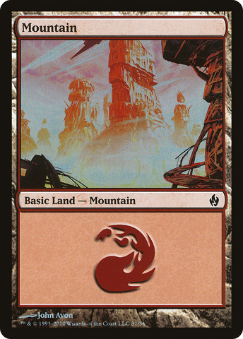 {B}[PD2 031] Mountain (31) [Premium Deck Series: Fire and Lightning]