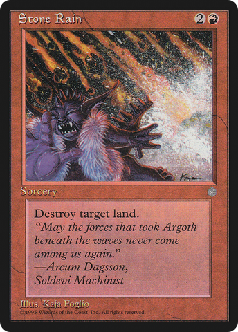 {C} Stone Rain [Ice Age][ICE 217]