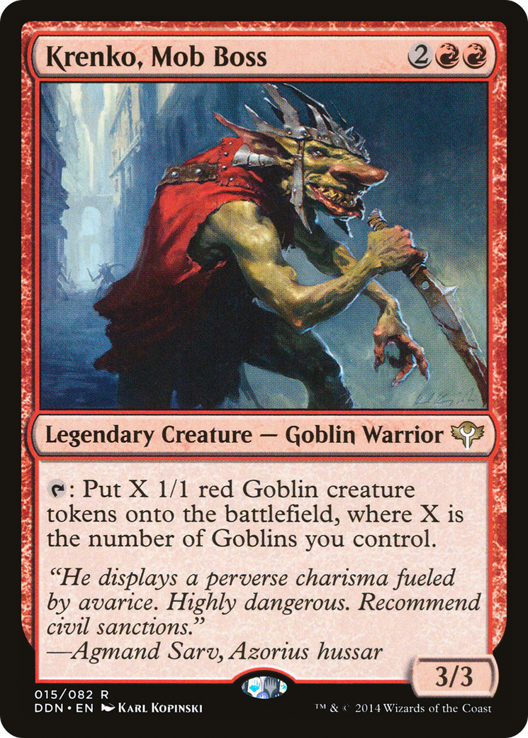 {R} Krenko, Mob Boss [Duel Decks: Speed vs. Cunning][DDN 015]