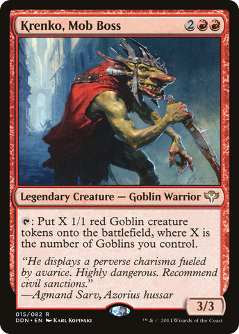 {R} Krenko, Mob Boss [Duel Decks: Speed vs. Cunning][DDN 015]