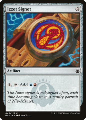 {C} Izzet Signet [Guilds of Ravnica Guild Kit][GK1 046]