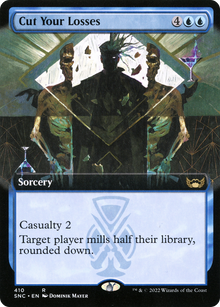 {R} Cut Your Losses (Extended Art) [Streets of New Capenna][SNC 410]
