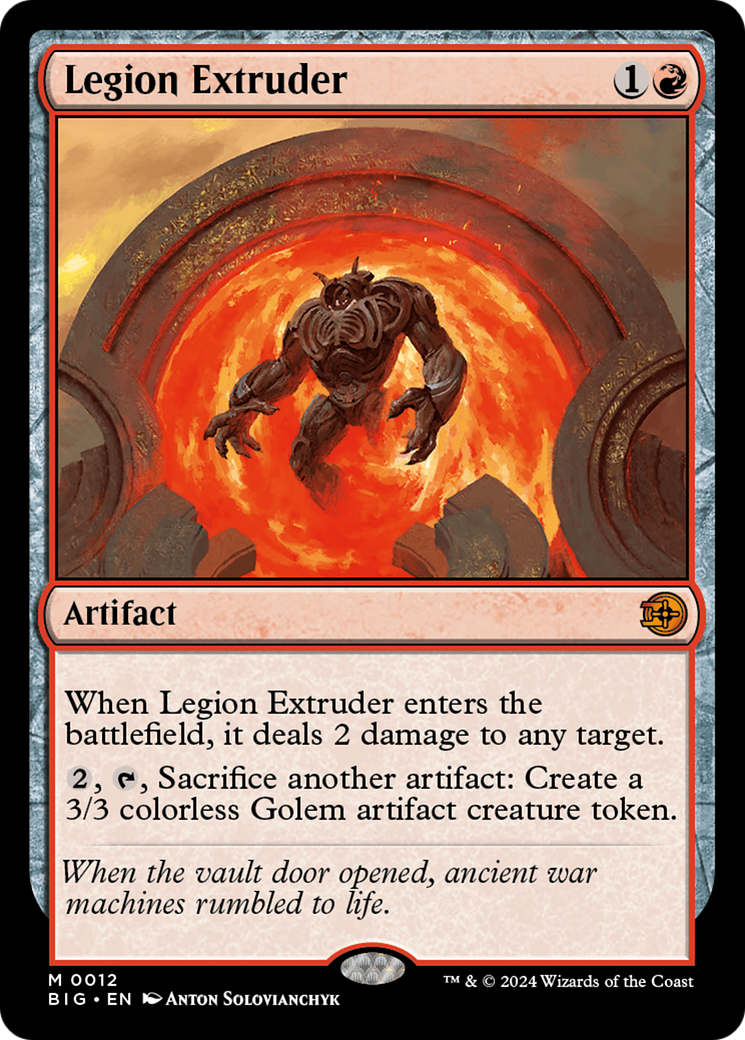 {@R} Legion Extruder [Outlaws of Thunder Junction: The Big Score][BIG 012]