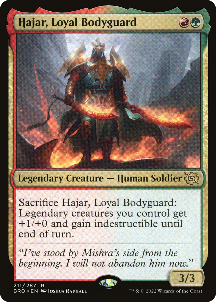 {R} Hajar, Loyal Bodyguard [The Brothers' War][BRO 211]
