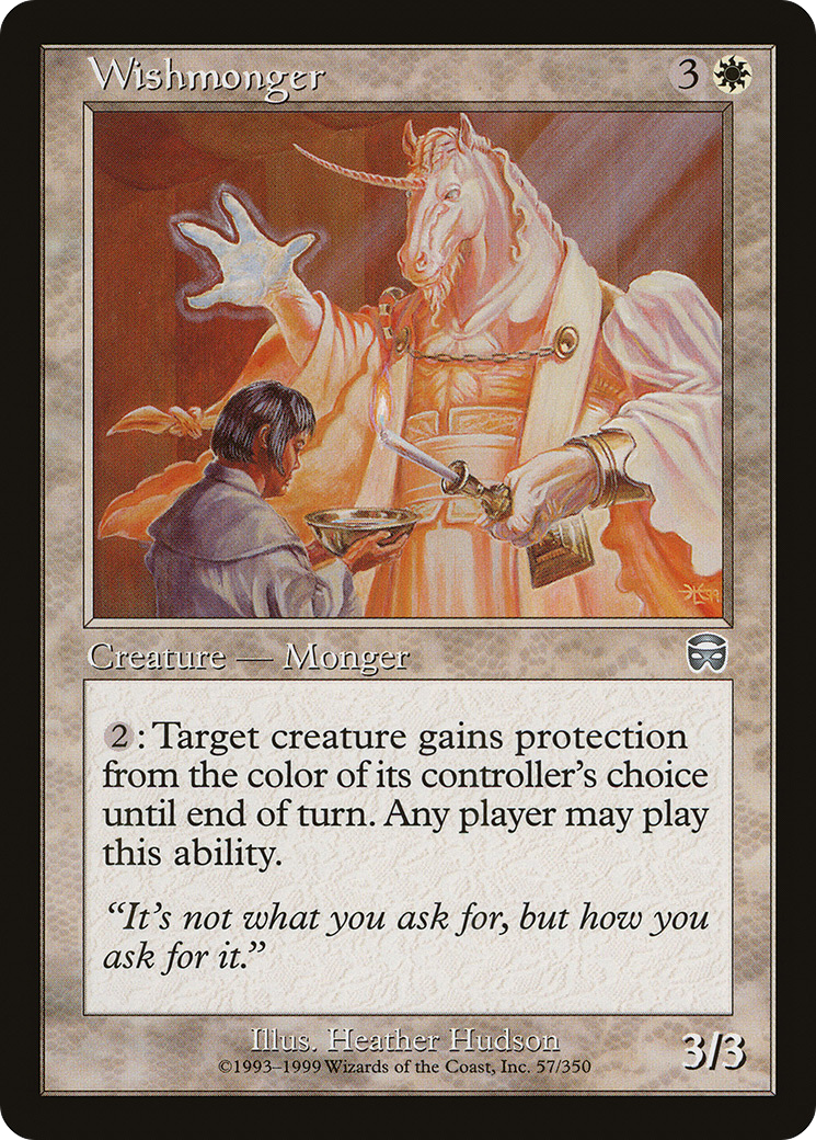{C} Wishmonger [Mercadian Masques][MMQ 057]