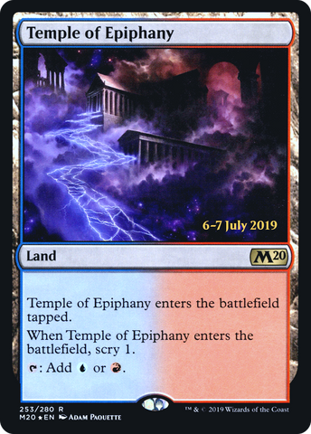 {R} Temple of Epiphany [Core Set 2020 Prerelease Promos][PR M20 253]
