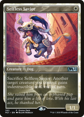 {C} Selfless Savior (Promo Pack) [Core Set 2021 Promos][PP M21 393]