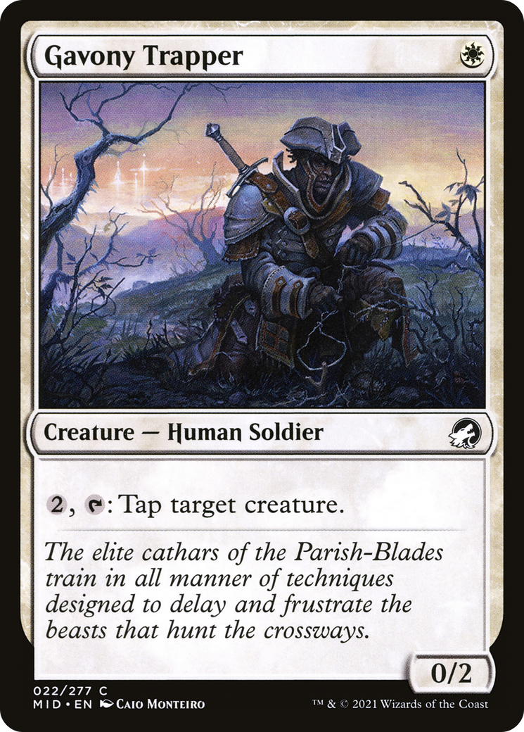 {C} Gavony Trapper [Innistrad: Midnight Hunt][MID 022]
