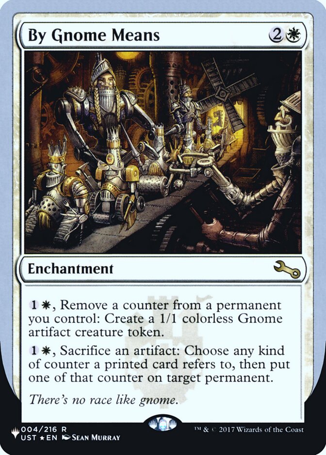 {R} By Gnome Means (Unfinity Foil Edition) [The List][UST 001]