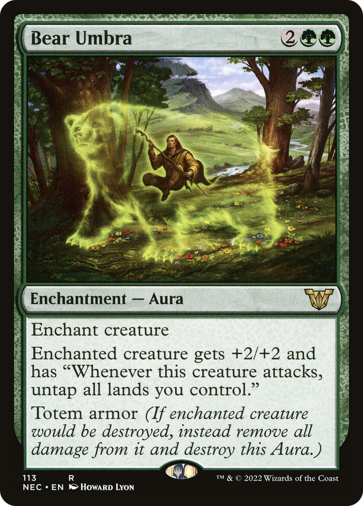 {R} Bear Umbra [Kamigawa: Neon Dynasty Commander][NEC 113] - Misty Mountain Games